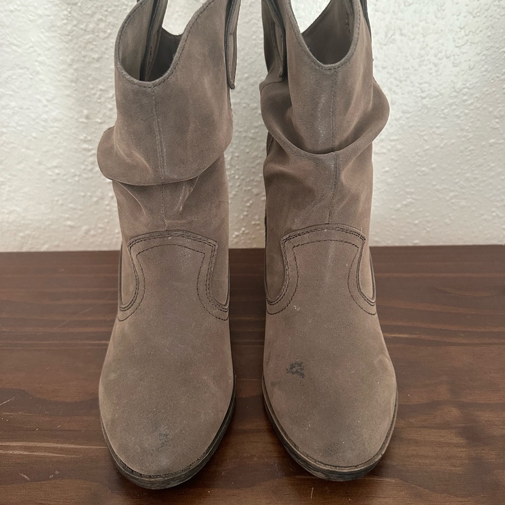 Rocket Dog Taupe Ankle Booties